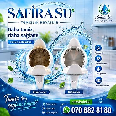19 litr: 💧 Safira Su 19 LT içməli su – 3.50 qəpik ✅ Təmiz və keyfiyyətli — 3