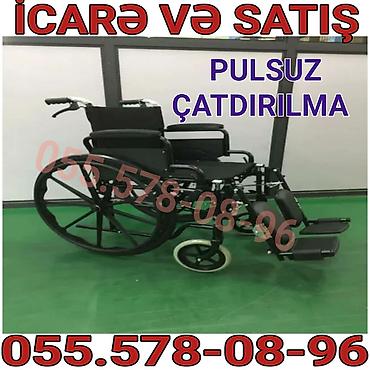 pulsuz uce: Əlil arabası – icarə və satış Xüsusiyyətlər: - Mexaniki tip, böyük — 1