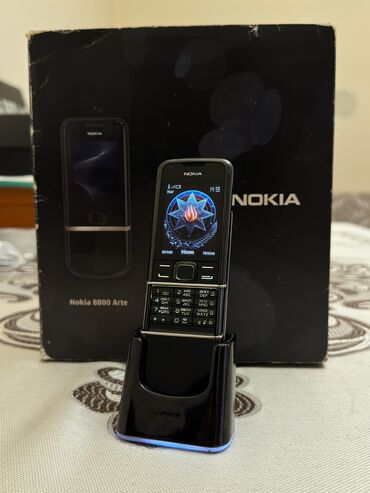 nokia 7260: Nokia 8 Sirocco, < 2 GB Memory Capacity, rəng - Qara, Düyməli