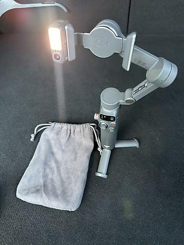 stablizatr: DJI Osmo Mobile 7P + Jmary Simsiz Mikrofon Dəsti ikiside ariginal — 7
