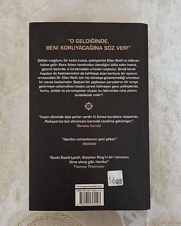 death note turkce: Məhsul: “Psikiyatrist” – Wulf Dorn (roman), Pegasus Yayınları — 2