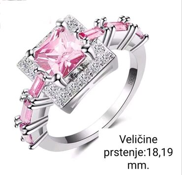 Prstenje: Ženski prsten, Materijal: Cirkon — 10