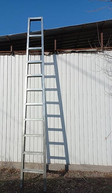 Обшивка лестниц: Продам лестницу из нержавеющего-оцинкованного профиля 0.7, высота — 1