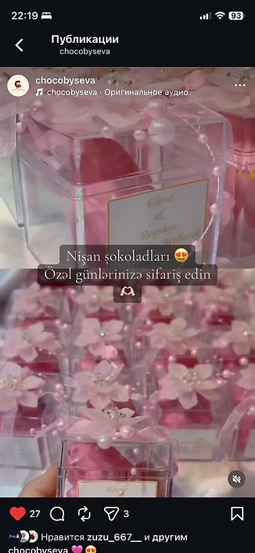 sufre instagram: CHOCObyseva – Choco Berry - Brend: CHOCOBYSEVA - Məhsul yönümü — 6
