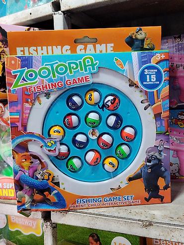 Настольная игра Zootopia Fishing Game — вращающаяся «рыбалка» для