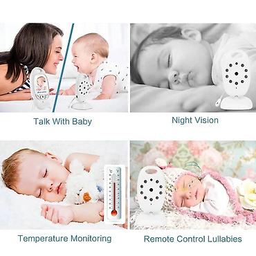 Видеоняни: Видеоняня радионяня baby monitor vb601 ночное видение и термометр — 6