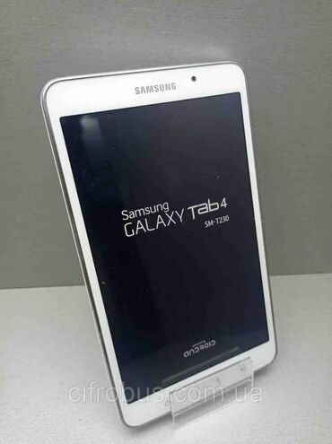 Планшет, Samsung, 7" - 8", 4G (LTE), Б/у, Игровой цвет - Белый