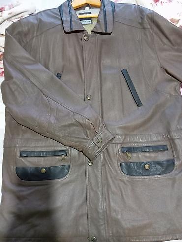 Куртки: 2 кожаные (натуралка) мужские куртки. р. 56-58, зима, осень -весна — 9
