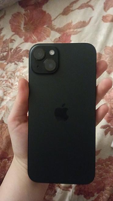 IPhone 15 Plus, Б/у, 128 ГБ, Черный, Коробка, 98 %