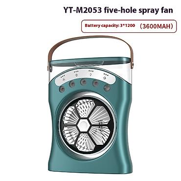 ventilator mini: Su ilə işləyən mini sərinkeş YT-2053 USB girişli 3 sürətli işıqlı . ❄️ — 5