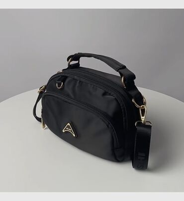 сумка для документов женская через плечо: Сумка через плечо Из непромокаемого нейлона, цвет черный, 4 внешних