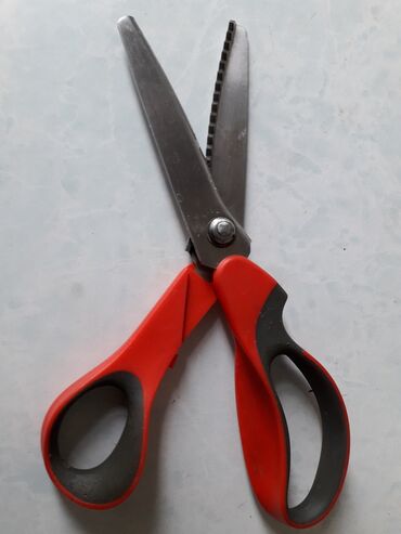 бишкек инструмент: Ножницы портновские Зигзаг, для обработки краёв изделия. 23 на з см
