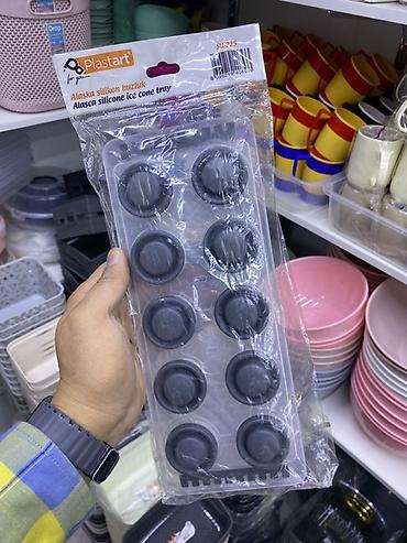 жидкий селикон: Форма для льда Plastart “Alaska silicone ice cone tray” - Материал — 2