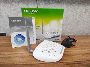 Modemlər və şəbəkə avadanlıqları: TP-Link router. Modem. Wi-Fi Yeni kimidir heç bir xətası yoxdur. Как