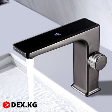 Смесители для раковин: Смеситель для раковины С термостатом и подсветкой !! Не требует — 3