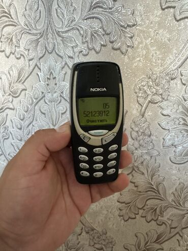 Nokia 3310, rəng - Qara, Düyməli