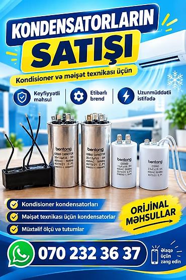 split kondisioner: Məhsul: Kondisioner və məişət texnikası üçün kondensatorlar Təsvir: - — 1