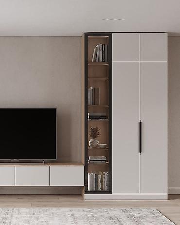 silver kitchen: Кухонный набор на заказ, ЛДСП, По договорённости, Бесплатная доставка, Дизайн, проект — 4