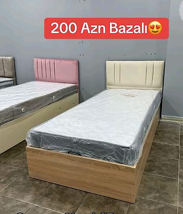 Çarpayılar: Tək nəfərlik çarpayı və matras dəsti. Şəkillərdə yumşaq üzlüklü — 13