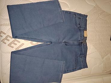muske farmerke sa tregerima prodaja: Muške farmerke – svetloplava/stonewash nijansa *dužina 105,5cm*poobim — 2