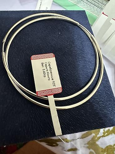 Серебряные серьги, Проба 925, Без вставки, Женские, Новый