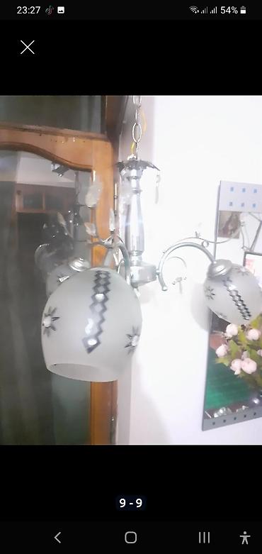 asma guzgu: Çılçıraq, 3 lampa, Metal — 3