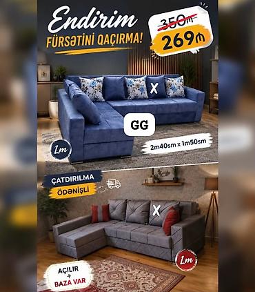 Künc divan modeli – endirimli! - Ölçü: 2 m 40 sm x 1 m 50 sm - Künc lalafo.az -da Künc divan modeli – endirimli! - Ölçü: 2 m 40 sm x 1 m 50 sm - Künc