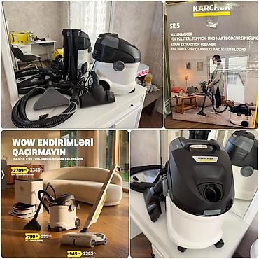 Karcher SE 5 spreylə ekstraksiya edən tozsoran/silici - Yumşaq mebel lalafo.az -da Karcher SE 5 spreylə ekstraksiya edən tozsoran/silici - Yumşaq mebel