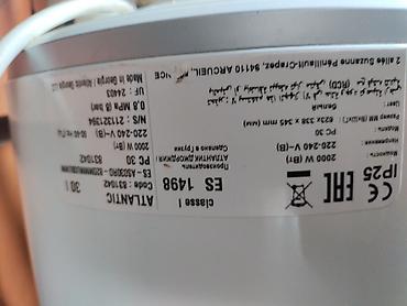 aristin: ATLANTIC ES 30L elektrik su qızdırıcısı (qazan) - Həcm: 30 litr — 5