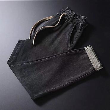 джогеры мужские: Мужские джинсы, L, XL, Новый, цвет - Серый, Платная доставка, Самовывоз — 2