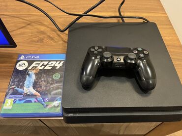 playstation 4 diskləri: PS 4 slim. Çox ideal vəziyyətdədir. 1 TB yaddaşı var. Pult orginaldı