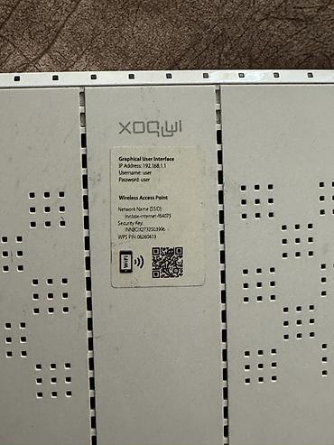 modem ucuz: İnbox INNBOX G64 GPON Wi‑Fi router Xüsusiyyətlər: - GPON/FTTH üçün — 4