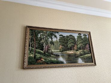 Təbiət mənzərəsi təsvir edilmiş bu tablo, hər hansı bir otağa estetik