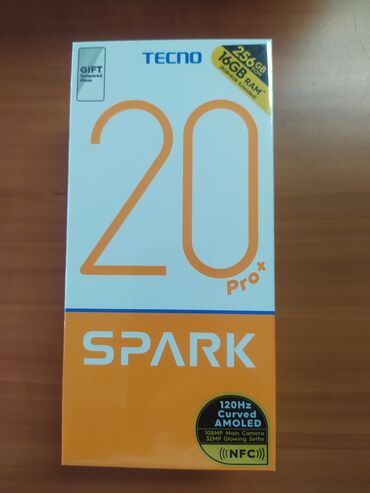 teze telfonlar: Tecno Spark 20 Pro, 256 GB