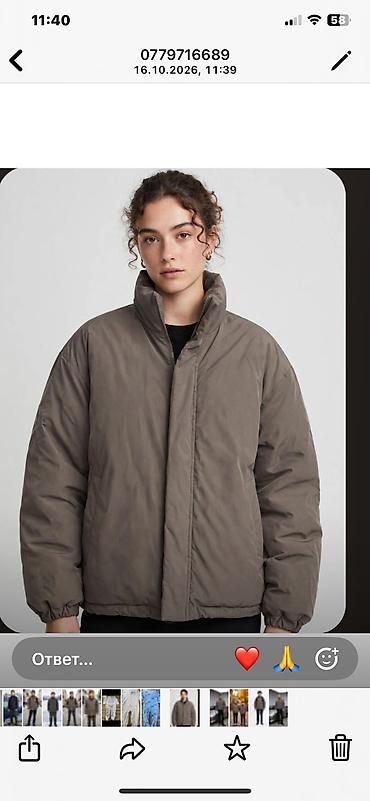 soft shell: Черная утепленная куртка с высоким воротником и центральной молнией — 1