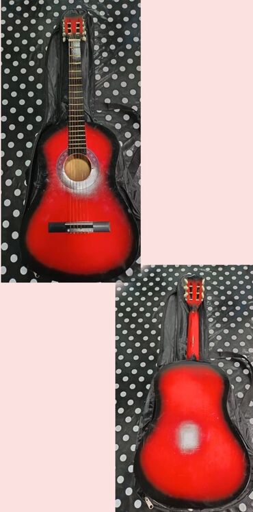 gitara satilir: Акустическая гитара, 6 струн, Б/у, Самовывоз