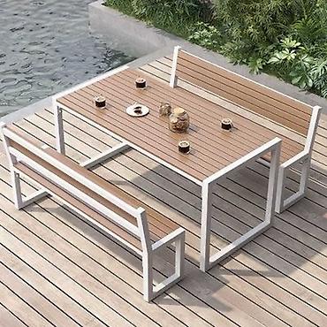 Комплекты садовой мебели: Комплект садовой мебели, Стол, Дерево — 2