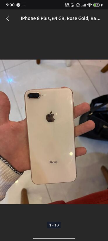 Apple iPhone: IPhone 8 Plus, 64 GB, Barmaq izi — 1