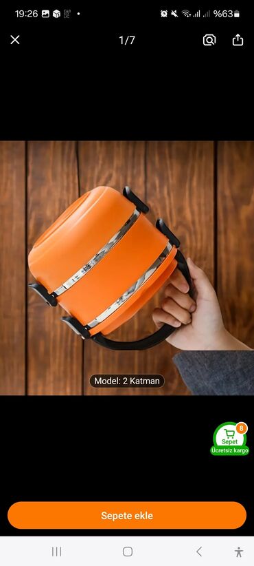 ucuz aboy: Цвет - Оранжевый, Термос для еды, Нержавеющая сталь