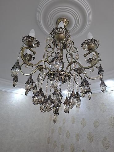 İşıqlandırma: Çılçıraq, 8 lampa, Metal — 1