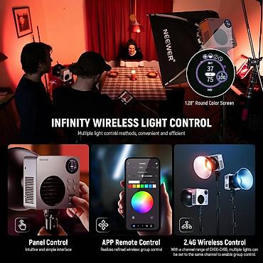 Фото и видеокамеры: ✅ Neewer firmasından 80W gücünə və daxili batareyaya malik RGB LED — 2