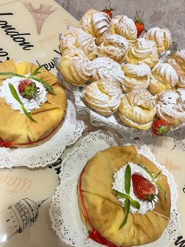 Un məmulatları: Ev şirniyyatları və tortlar - Şəkərbura: klassik naxışlı forma, incə — 2