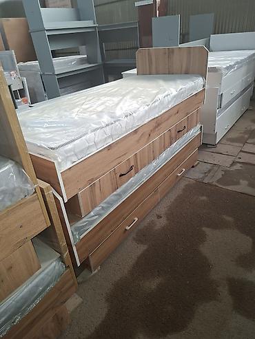 bunk bed: Односпальная кровать, Новый, С матрасом, длина - 190 см — 2
