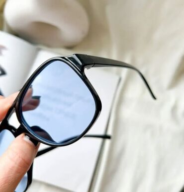 очки для водителей: Очки ретро полупрозрачные с голубыми линзами мужские и женские