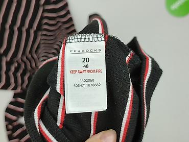 pakuten plus size: Peacocks, Sukienka damska, rozmiar 4XL — 4