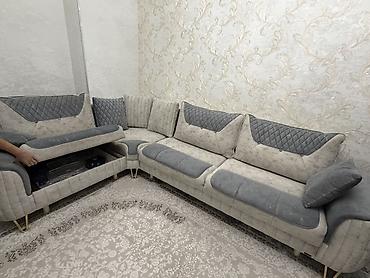 erkimed ortopedik: Künc divan dəsti – açılan oturacaqla gizli saxlama bölmələri - Forma — 2