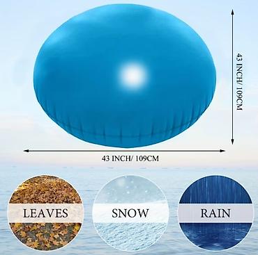 solarni prekrivač za bazen: Jastuk na naduvavanje za zimski prekrivač bazena – 109 × 109 cm ✅ — 2
