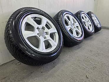 dim staklo: ALUMINIJUMSKE FELNE A4 B8 SA TOP GUMAMA 16 5 X 112 | ORIGINAL AUDI — 2