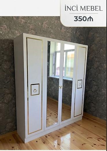 Yeni, 4 qapılı, Güzgülü, Ağ, Açılan, Düz dolab lalafo.az -da Yeni, 4 qapılı, Güzgülü, Ağ, Açılan, Düz dolab