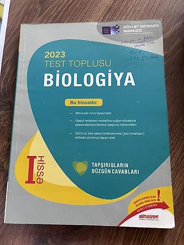 Спорт и хобби: Məhsul: “2023 Test Toplusu – Biologiya” (DİM), I hissə və II hissə — 1